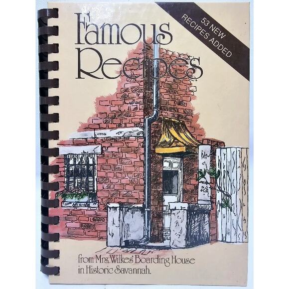 Famous Recipes From Mrs Wilkes Boarding House In Historic Savannah Cookbook 1998 - Picture 1 of 7